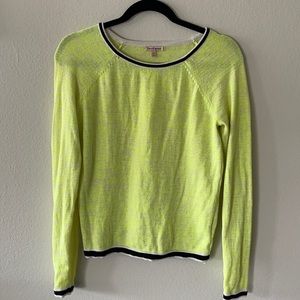 Neon yellow Juicy Couture Sweater.